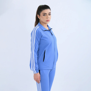 Ensemble de survêtements unisexes deux pièces en polaire de polyester, antibactérien, respirant, pour le sport et le streetwear, poids lourd - Product Image 4