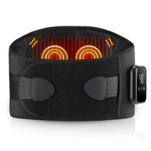 Portable Cordless Medical Lumbar Support Heated Massage Belt Electric <b>Waist</b> <b>Massager</b> Wireless Remote Control Timing Control - Product Image 1