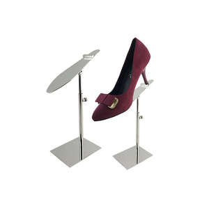 Fashionable and Simple Anti-Skid <b>Shoe</b> <b>Rack</b> Stainless Steel Mirror <b>Shoe</b> Display <b>Stand</b> <b>Rack</b> - Product Image 6