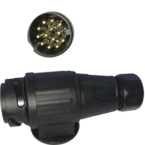 Full <b>Trailer</b> 13 Pin Plug Plastic Connector For Truck <b>Trailer</b> EP1302 - Product Image 4