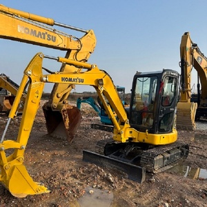Mini-excavatrice sur chenilles Komatsu PC40 d'occasion du Japon, 4 tonnes, modèle 2023, boîte de vitesses PLC, bien entretenue, rapport d'inspection - Product Image 2