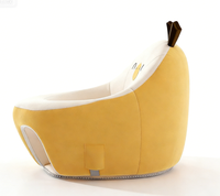 Chaise d'apprentissage ergonomique pour bébé, siège de soutien portable pour nourrisson avec base antidérapante, chaise d'apprentissage en peluche douce pour tout-petit