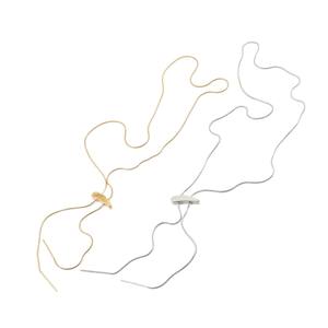 Collar <span class=keywords><strong>de</strong></span> suéter <span class=keywords><strong>de</strong></span> aniversario con diseño <span class=keywords><strong>de</strong></span> mariposa chapado en oro <span class=keywords><strong>de</strong></span> acero inoxidable con <span class=keywords><strong>cadena</strong></span> larga, joyería <span class=keywords><strong>de</strong></span> gran venta <span class=keywords><strong>de</strong></span> invierno - Product Image 2