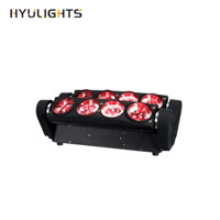 Lumière LED Spider à faisceau mobile 8x15W 4 en 1 RGBW pour DJ Bar Strobe Effets de scène Éclairage de scène haut de gamme