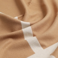 Couverture en laine et cachemire personnalisée pour l'hiver, idéale pour la maison, l'hôtel et les voyages, taille king, tissée, luxueuse, douce, pour lit et canapé, 100% laine polaire, couverture et oreiller