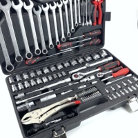 Juego de 100 Piezas de Llaves de Trinquete para Mecánico de Automóviles, Juego de Herramientas de Mano para Automóviles, Motocicletas y Hogar