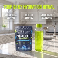 Mélange de poudre d'électrolytes pour boisson hydratante Sodium Potassium Calcium Vitamine B6 B12 Réapprovisionnement énergétique OEM