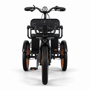 Tricycle électrique 48V 20AH pour adultes, vélo de banlieue à trois roues avec siège arrière, panier et carrosserie ouverte - Product Image 5