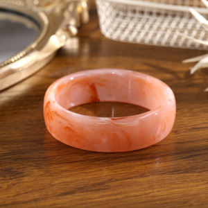 Vintage bohem tarzı geometrik Unisex bileklik moda yuvarlak renkli şeffaf reçine hediye fabrika toptan - Product Image 3