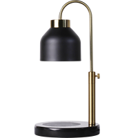 Lampe chauffe-cire électrique de luxe en métal pour hôtel et SPA, avec variateur d'intensité et minuterie, ampoule GU10, vente en gros