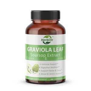 Cápsulas de Guanábana (Graviola) de Marca Privada OEM ODM 1000mg - Apoya la Relajación y el Sueño, Antioxidante, Apoya la Salud de la Piel y el Sistema Inmunitario - Product Image 1