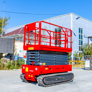 Plataforma de elevación eléctrica hidráulica autopropulsada de 10m de alto rendimiento de 6m-14m para trabajo industrial e Interior elevado - Product Image 1