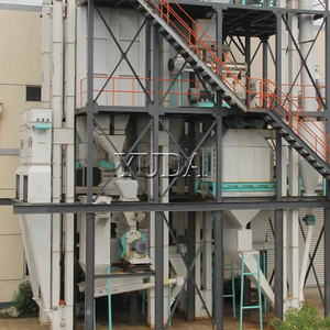 YUDA 1-5 T/H Línea de producción de piensos para aves de corral completamente automática para clientes de Sudáfrica - Product Image 4