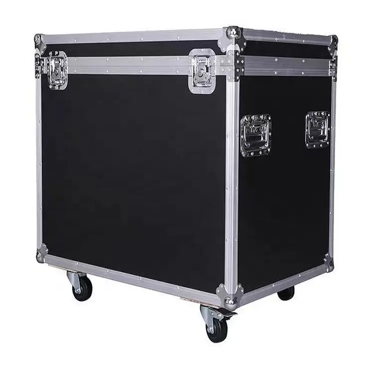 Flight Case per carrello portautensili in alluminio personalizzato professionale di fabbrica per scatola di spedizione per attrezzature per Dj musicali