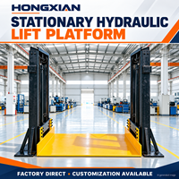 Nouvelle plateforme élévatrice hydraulique fixe à double rail sans fosse 2T 3T pour marchandises et charges stationnaires