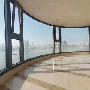 Personnalisation des fenêtres en verre incurvées en aluminium pour balcon <span class=keywords><strong>baie</strong></span> et Bow Window - Product Image 2