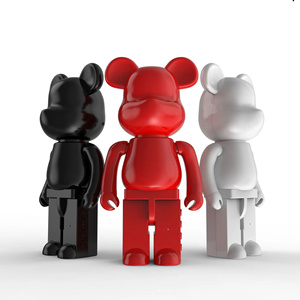 Bạo lực Gấu Mới sáng tạo phim hoạt hình stereo sepaker LS-02 loa không dây mini ngoài trời loa siêu trầm BT Loa - Product Image 1