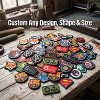 Parches Personalizados con Logotipo 3D de Grupo Sanguíneo (A+B+AB+O) en PVC y Goma con Cierre de Gancho y Bucle para Cascos/Gorras