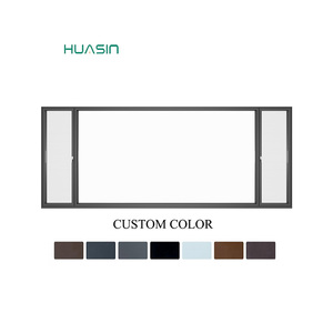 Fábrica de Fabricación de <span class=keywords><strong>Ventanas</strong></span> de Aluminio Blancas Resistentes a Huracanes, Estándar Canadiense 2025, Vidrio Grande, Personalizadas al por Mayor de Huasin - Product Image 6
