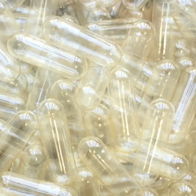 High quality Clear 00# HPMC empty capsules shell