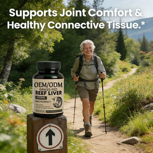 Capsules d'extrait de foie de bœuf biologique nourri à l'herbe, pour soutenir la santé des gencives, des dents et du cœur, et favoriser un soutien cardiovasculaire naturel. - Product Image 4