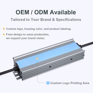 PFC อุปกรณ์ไฟฟ้าสูงสำหรับ AC-DC ไฟ LED แบบอุตสาหกรรมเดียวกันน้ำ IP67 90-264V ไดรเวอร์12V/24V - Product Image 2