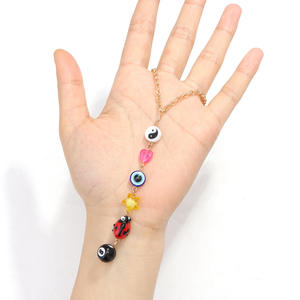 Colgantes temáticos de insectos de aleación de zinc para el interior del coche, colgante para espejo retrovisor, regalo unisex - Product Image 1