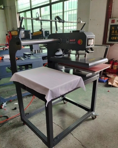 Khí nén đôi trạm quần áo máy ép 40*60cm định vị laser tự động & chế độ thủ công 110V Máy ép nhiệt - Product Image 4