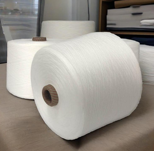 Mvs NE 40/1 90% polyester và bông 10% sợi xoáy trắng pha trộn sợi - Product Image 1