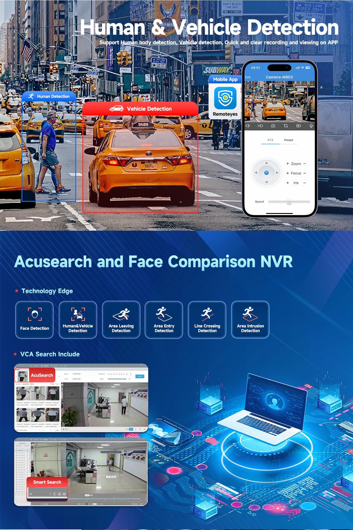 High Quality HIK NVR Plug and Play 5MP Realtime VCA Bullet POE IP Camera with Built-in Audio and Human Body Detection · image 6
