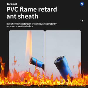 Lạnh Báo Chí thiết bị đầu cuối RV cáp kết nối lạnh đẩy pre-cách điện đồng uốn Vòng thiết bị đầu cuối dây Lugs - Product Image 5