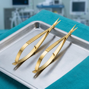 Ciseaux en acier inoxydable doré incurvés pour le soin des sourcils, outils de beauté pour droitiers, lame tranchante, outils de maquillage - Product Image 5