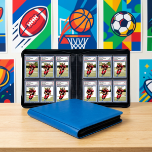<span class=keywords><strong>Classeur</strong></span> de cartes personnalisé à 6 pochettes en PU, album de cartes durable pour cartes Pokémon, Yu-Gi-Oh! et cartes de jeux sportifs - Product Image 1