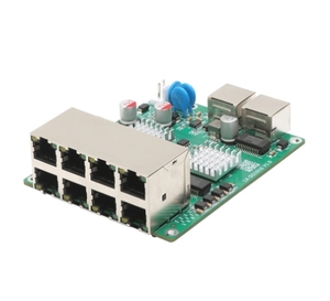 Placa base de interruptor de red Gigabit completo de 10 puertos de grado Industrial, módulo de comunicación Ethernet 8 + <span class=keywords><strong>2</strong></span> integrado, placa PCBA POE - Product Image 4