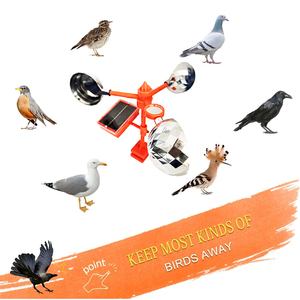 Dispositifs anti-oiseaux d'extérieur : Dispositif de jardin rotatif <span class=keywords><strong>à</strong></span> 360 degrés réflecteur de lumière <span class=keywords><strong>pour</strong></span> le contrôle des pigeons ; Répulsif <span class=keywords><strong>à</strong></span> ultrasons <span class=keywords><strong>pour</strong></span> oiseaux - Product Image 4