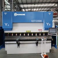 Presse plieuse CNC Hunsone 130T3200 pour le pliage de tôles métalliques, haute précision