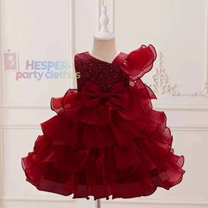 Vestido de Princesa de Satén con Lentejuelas HP 2026 para Niñas, Vestido de Fiesta de Cumpleaños para Niñas Pequeñas, Vestido de Dama de Honor, Ropa para Espectáculos - Product Image 1