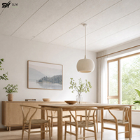 Panneau mural en PVC moderne SUYI, prix direct usine, imperméable, ignifuge, décoratif, pour chambre, salle de bain, salon