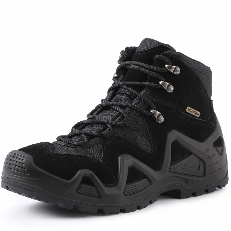 new trend fashion waterproof trekking hiking boots for men trail running black outdoor shoes