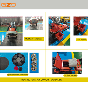 Factory Sale Sandpaper Sponge Diamond Millstone Concrete <strong>Floor</strong> Grinder and Polisher with Vacuum - Product Image 6