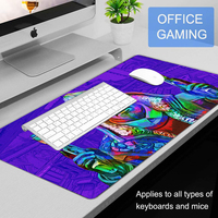 Tapis de Souris Gaming Anime Grande Taille Épaissi, Bordures Cousues, Anti-Rayures, Résistant à l'Eau, Personnalisable par Transfert Thermique - Vente en Gros Usine