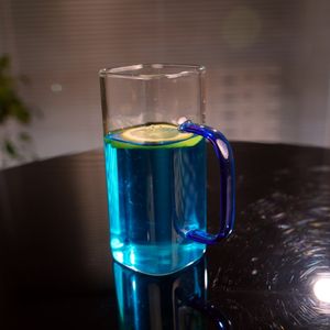 Gobelets en verre borosilicaté résistants à la chaleur de restaurant commercial avec poignée pour cadeaux d'affaires - Product Image 5