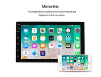 Lecteur multimédia Lelv Navigation Android 7 "1din GM avec écran tactile HD 7 pouces, Wifi intégré, radio BT, FM, WIFI, son stéréo