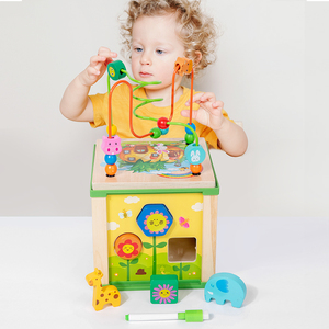 Creative Educational Wooden Puzzle Box Multifunctional Playing and Learning Toy for Toddlers Kids Early Development - Product Image 5