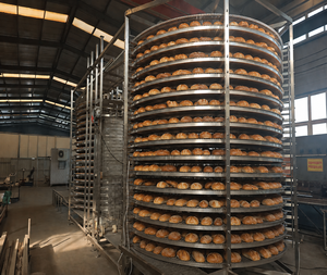 <span class=keywords><strong>Congélateur</strong></span> spirale à haute vitesse écologique pour boulangerie, tunnel de congélation rapide automatisé pour grande usine de pain - Product Image 1