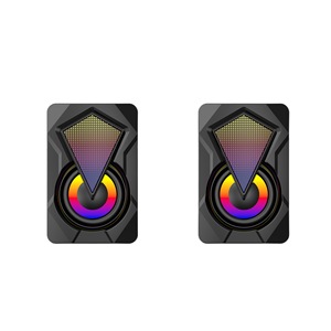 En gros, mini haut-parleur étanche 2.0, accessoires pour <span class=keywords><strong>PC</strong></span>, éclairage pour joueurs, haut-parleur portable USB RGB 20 pour ordinateur de bureau - Product Image 5