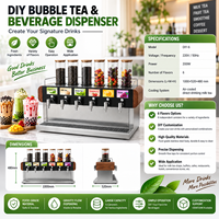 Distributeur Commercial de Thé au Lait et Boissons Multiples – Machine à Boissons pour Salons de Thé et Cafés
