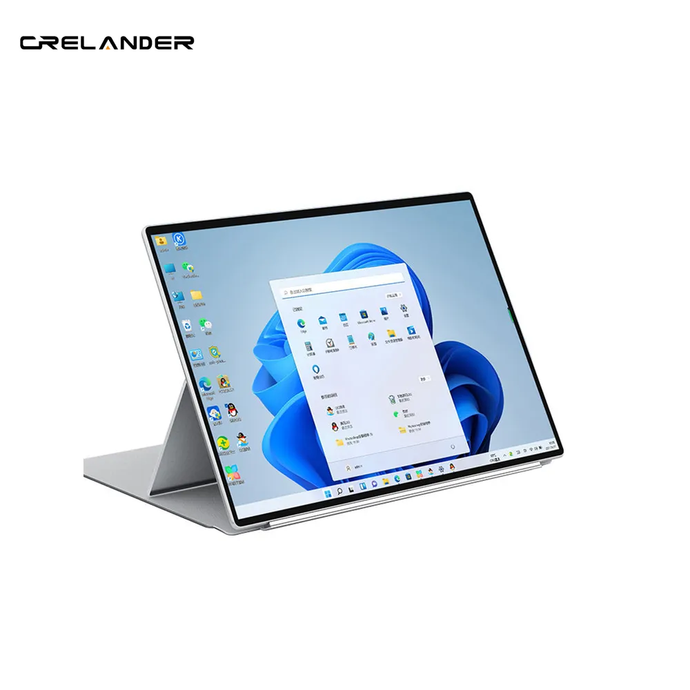 CRELANDER Hot Selling 12.3 inch 3:2K HD Touch Screen Intel Celeron J4125 8GB RAM 2 in 1 Laptop Tablet PC Like Surface Pro 7