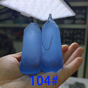 Materiales Sintéticos Sin Cortar 104 # -152 #   Espinela Azul en Bruto Sin Cortar 108 #   Materia Prima de Espinela para la Fabricación de Joyas - Product Image 6
