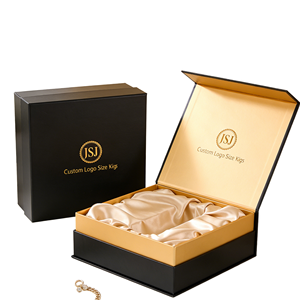 Custom Logo Size Eco-Friendly High-End Wigs Packaging <b>Box</b> Silk Satin Spot UV Luxury Rigid Magnetic Closure Business Boxes - Product Image 2